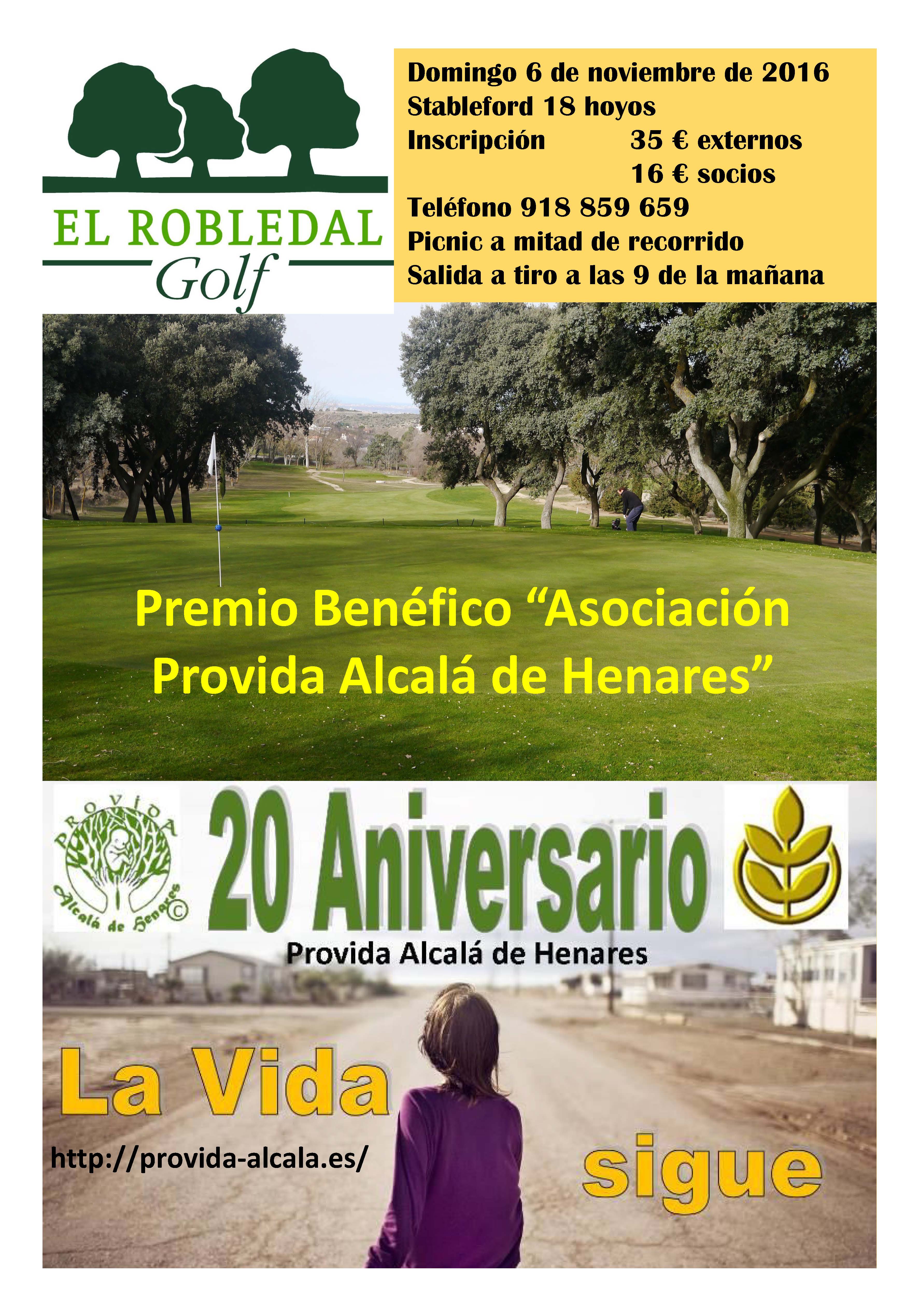Premio Benéfico “Asociación Provida Alcalá de Henares”